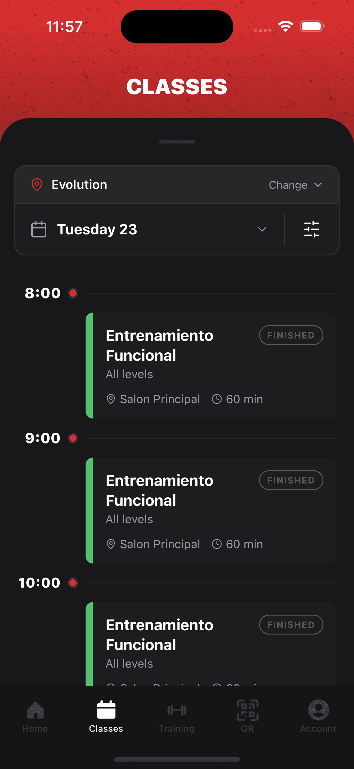 Mobile App Interface